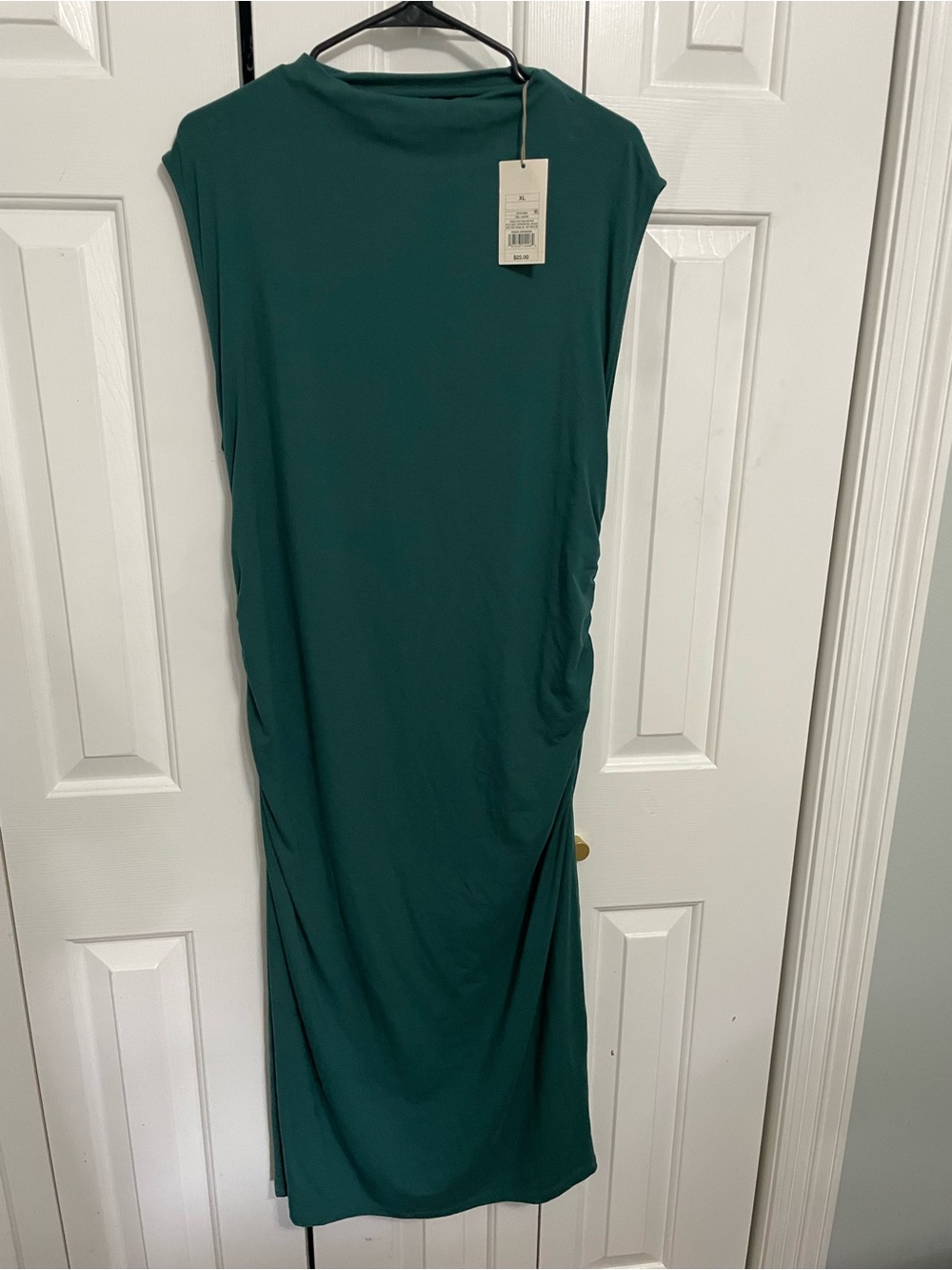 a new day Teal Green Sleeveless Midi Dress